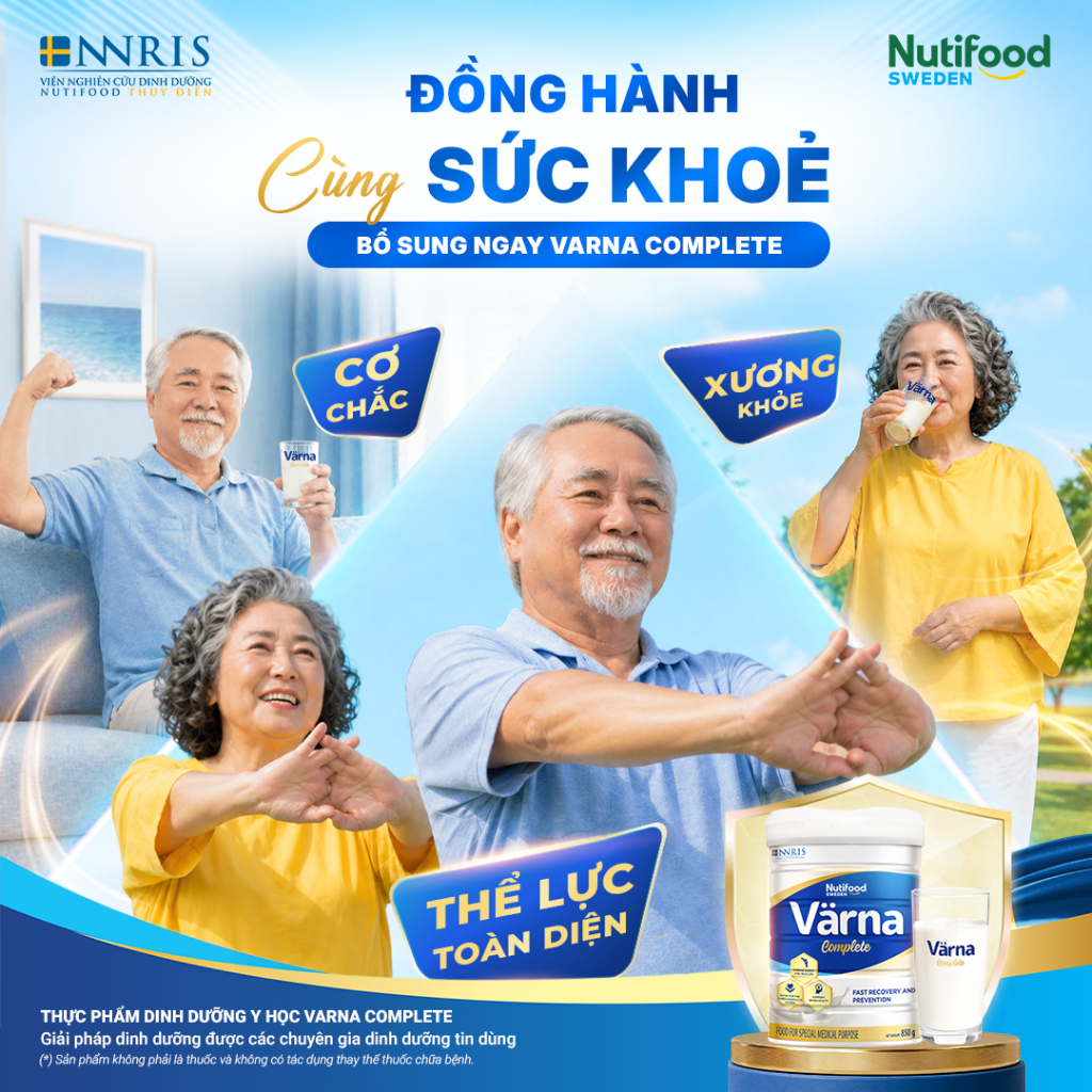 SỮA VARNA COMPLETE DẠNG BỘT GIÚP XƯƠNG KHỚP CHẮC KHỎE HỖ TRỢ NGĂN NGỪA LOÃNG XƯƠNG LON 850G