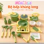 Bộ đồ chơi nấu ăn, dụng cụ đầu bếp thỏ tím