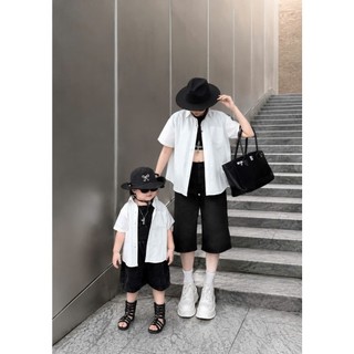 A993-[tomnaukids] Áo sơ mi cộc tay cho bé mặc hè cực xinh - Size 9-36Kg