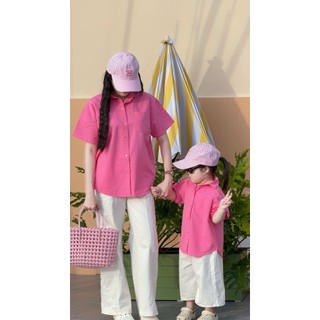 A993-[tomnaukids] Áo sơ mi cộc tay cho bé mặc hè cực xinh - Size 9-36Kg