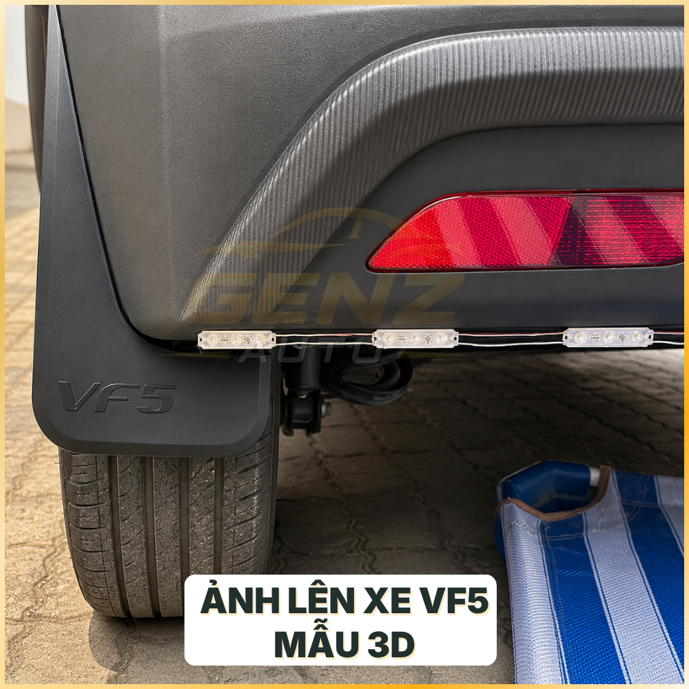 Chắn bùn bánh xe VF5/Herio Green - Hàng nhựa ABS cao cấp , hạn chế bùn đất bắn lên xe Cả bộ 4 bánh + kèm ốc bắt