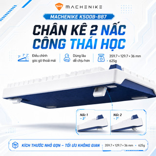 [CHÍNH HÃNG - BH 1 NĂM] Bàn Phím Cơ Machenike K500B B87 Wired Outemu Red Hotswap LED Rainbow