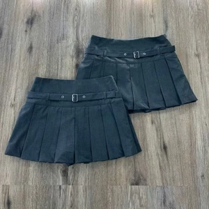 Chân váy xếp ly có quần, kèm thắt lưng Zr@ bigsize dư xịn