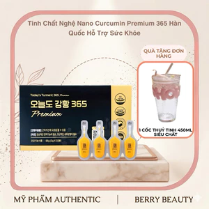 Tinh Chất Nghệ Nano Curcumin 365 Premium Hộp 32 Tép | Tinh Chất Nghệ Hàn Quốc Hỗ Trợ Sức Khỏe