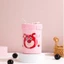 Bình nước nhựa lõi thủy tinh kèm ống hút 400ml hoạt hình Shinosuke Sanrio cute MUN STORE BNSHI26