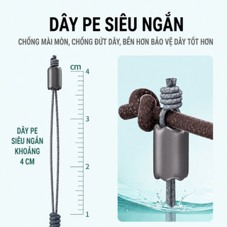 Trục Câu Đài Thiên Thanh Yên Vũ Cao Cấp Dây Câu Cá Buộc Sẵn Gia Cố Không Nút Thắt  Tăng Lực Kéo 25%