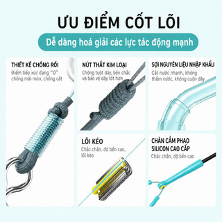Trục Câu Đài Thiên Thanh Yên Vũ Cao Cấp Dây Câu Cá Buộc Sẵn Gia Cố Không Nút Thắt  Tăng Lực Kéo 25%