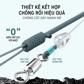 Trục Câu Đài Thiên Thanh Yên Vũ Cao Cấp Dây Câu Cá Buộc Sẵn Gia Cố Không Nút Thắt  Tăng Lực Kéo 25%