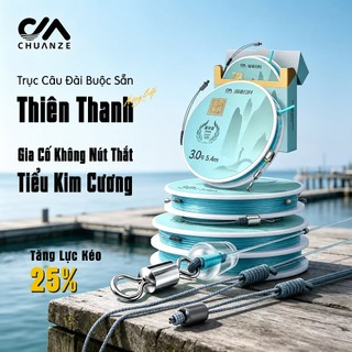 Trục Câu Đài Thiên Thanh Yên Vũ Cao Cấp Dây Câu Cá Buộc Sẵn Gia Cố Không Nút Thắt  Tăng Lực Kéo 25%