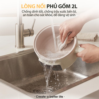 Combo Nồi Điện Đa Năng 10in1 Samono 2Lít DG07 và Máy Xay Thịt mini 0.3L SW-MC200S/ MFC600