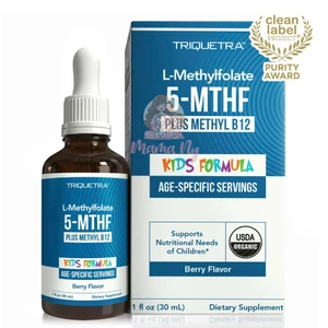 TRIQUETRA KIDS L-METHYLFOLATE (5-MTHF) + METHYL B12 (30ml)