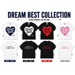 Áo thun The Best "Dream Best" collection 100% cotton - Thiết kế độc đáo, chất liệu cotton mềm mại, phong cách thời trang