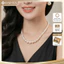 N625 dây chuyền áo dài , dây chuyền áo tấc, dây chuyền váy cưới 1 sợi ngọc trai nhân tạo sang trọng