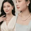 N625 dây chuyền áo dài , dây chuyền áo tấc, dây chuyền váy cưới 1 sợi ngọc trai nhân tạo sang trọng