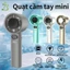 Quạt Cầm Tay làm mát Mini có thể sạc lại 120 tốc ông suất pin lớn Màn hình LED để cắm trại du lịch