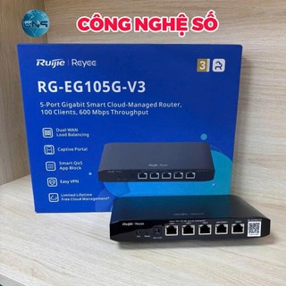 Smart Gateway RUIJIE Reeye RG-EG105G-V3 - BẢO HÀNH CHÍNH HÃNG 2 NĂM
