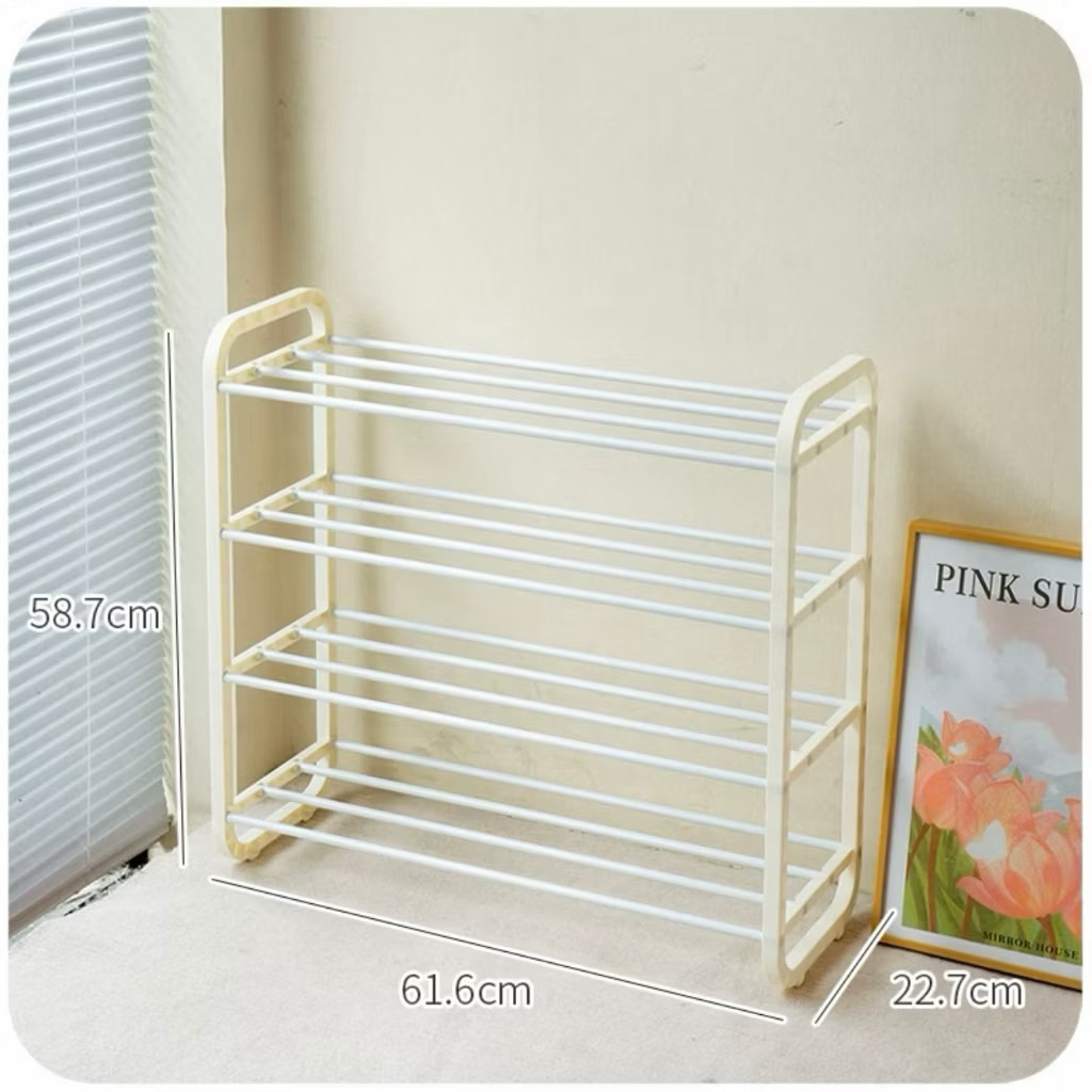 kệ để giày, Giá để giày 5 tầng kiểu mới đa năng thông minh chất liệu nhựa cao cấp 3646