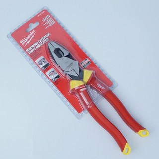 Kìm Cắt, Kìm Răng Lineman 9" MILWAUKEE 48-22-2209 - Cách Điện 1000V An Toàn Khi Sử Dụng - Chính Hãng