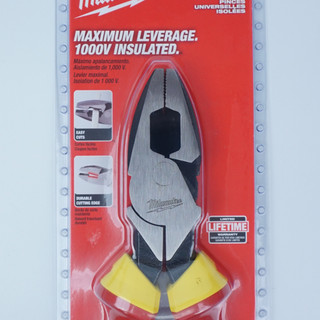 Kìm Cắt, Kìm Răng Lineman 9" MILWAUKEE 48-22-2209 - Cách Điện 1000V An Toàn Khi Sử Dụng - Chính Hãng