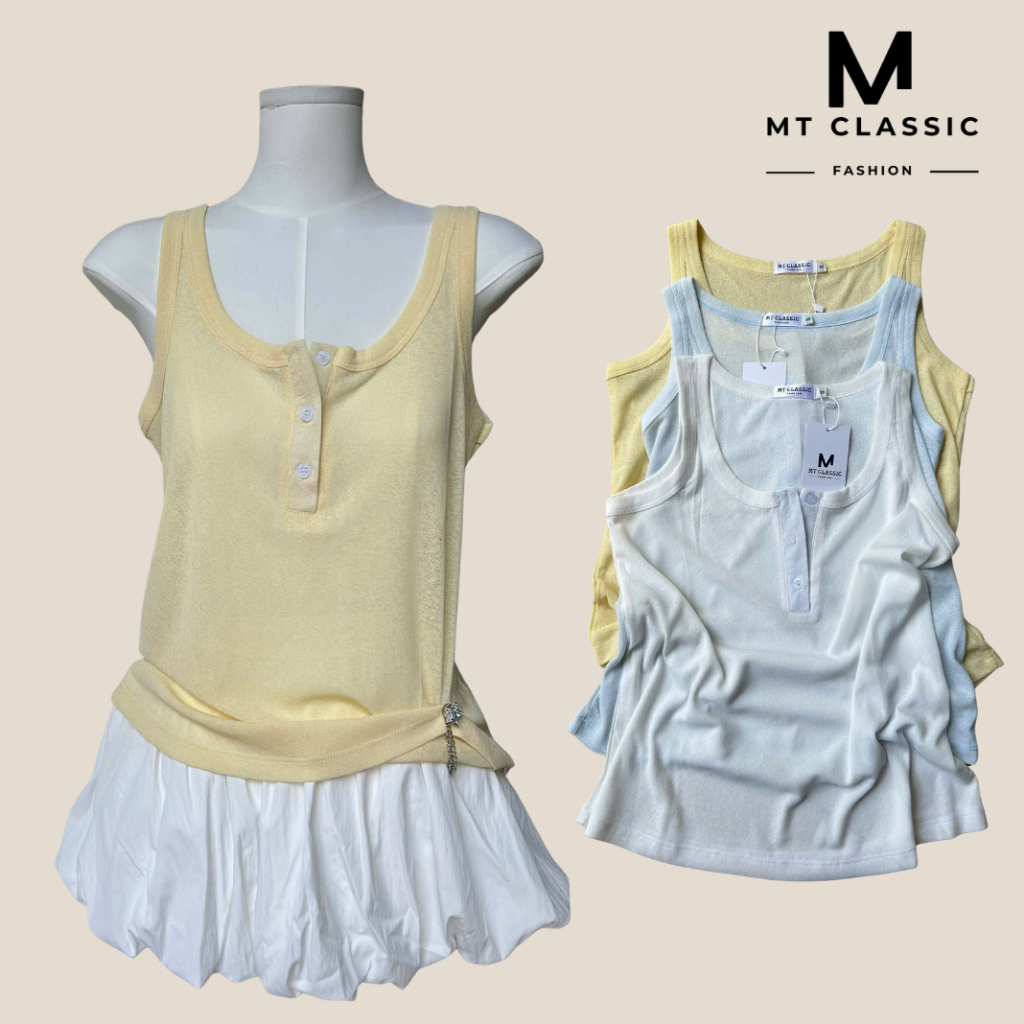 Áo ba lỗ, áo thun mùa hè form rộng chất cotton xước, thun giấy mềm mát - Mt classic