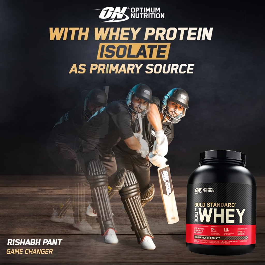 OPTIMUM NUTRITION (ON) Gold Standard 100% Whey Protein bột 5 lb 2,27 kg (gấp đôi sô cô la)