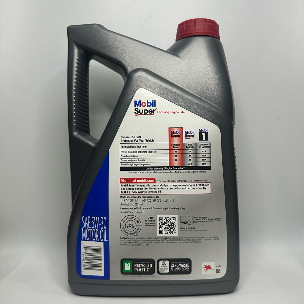Dầu Nhớt Ô Tô Mobil Super 5000 5W30 946ML/4,73L Nhập Khẩu Mỹ - Chính Hãng