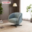 Ghế sofa xoay Jocelyn (Thegioisofa) ghế thư giãn cho phòng khách, phòng ngủ chất liệu nỉ nhung mềm