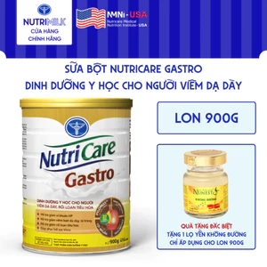 Sữa Bột NUTRICARE GASTRO Dinh Dưỡng Cho Người Viêm Loét Dạ Dày Rối Loạn Tiêu Hoá Giảm Vi Khuẩn HP Bảo Vệ Hệ Tiêu Hoá