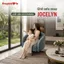 Ghế sofa xoay Jocelyn (Thegioisofa) ghế thư giãn cho phòng khách, phòng ngủ chất liệu nỉ nhung mềm