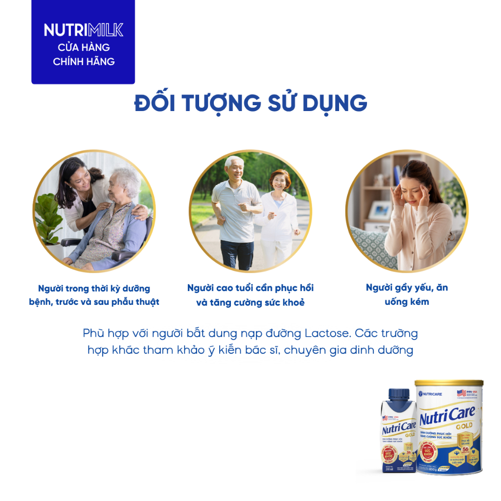 Thùng 18 Hộp Sữa Bột Pha Sẵn NUTRICARE GOLD 200ml Giúp Ngủ Ngon Hỗ Trợ Tim Mạch Cơ Xương Khớp Dễ Hấp Thụ Tiêu Hoá Tốt