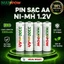 Pin Sạc AA MAXPOW 1.2V 3300mAh Cao Cấp - Pin Tiểu Sạc Lại Nhiều Lần Dung Lượng Cao Cho Micro Karaoke Đồ Chơi