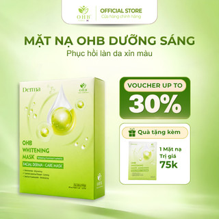 Mặt Nạ OHB Dưỡng Ẩm, Dưỡng Sáng, Phục Hồi Da Xỉn Màu, Ngăn Ngừa Lão Hóa Whitening Mask Hộp 10 Miếng
