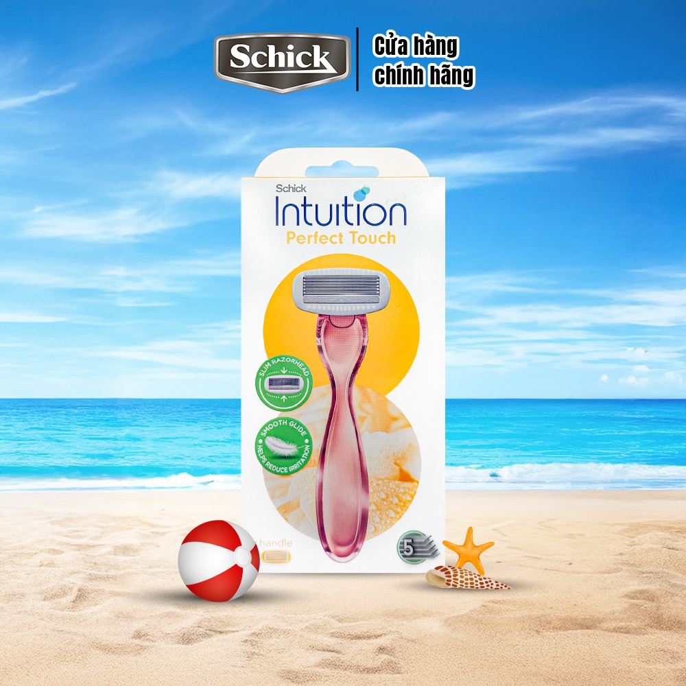 Dao Cạo Schick Có Thể Thay Lưỡi Dành Cho Nữ Intuition Perfect Touch Kit2