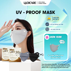 UNICARE Combo 2 cái khẩu trang UV Unicare Proof, UPF 50+ ngăn UV, tái sử dụng nhiều lần, chính hãng