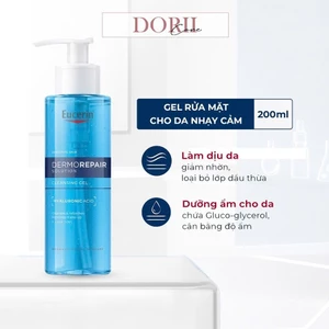 Eucerin Sữa Rửa Mặt Dạng Gel Dành Cho Da Nhạy Cảm Dermato Clean Gel 200ml