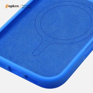 Ốp Lưng iPhone 17 Pro Max Popkon Silicone Lỏng Lót Nhung Bảo Vệ Camera