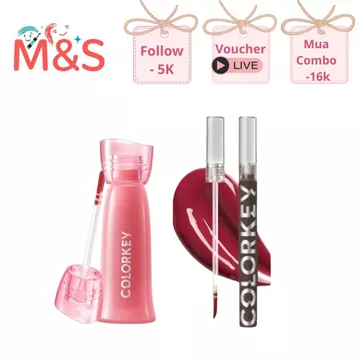 Son Bóng Mờ Colorkey Watery Son Môi Dạng Lỏng Chống Dính Chống Thấm Nước Trang Điểm Môi