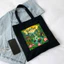 Túi tote có khóa hình nét đặc trưng của Ninh Bình Việt Nam túi vải tote Ninh Bình dày dặn canvas bag 35x40cm tota0339b