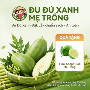 Quả đu đủ xanh Mẹ Trồng 2Kg (1 trái từ 1kg đến 2kg)