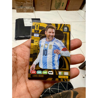 Thẻ Cầu Thủ Bóng Đá Panini Adrenalyn World Cup 2026 Golden Baller Lionel Messi M10 Siêu Hiếm ( Rare Card )