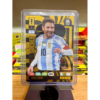 Thẻ Cầu Thủ Bóng Đá Panini Adrenalyn World Cup 2026 Golden Baller Lionel Messi M10 Siêu Hiếm ( Rare Card )