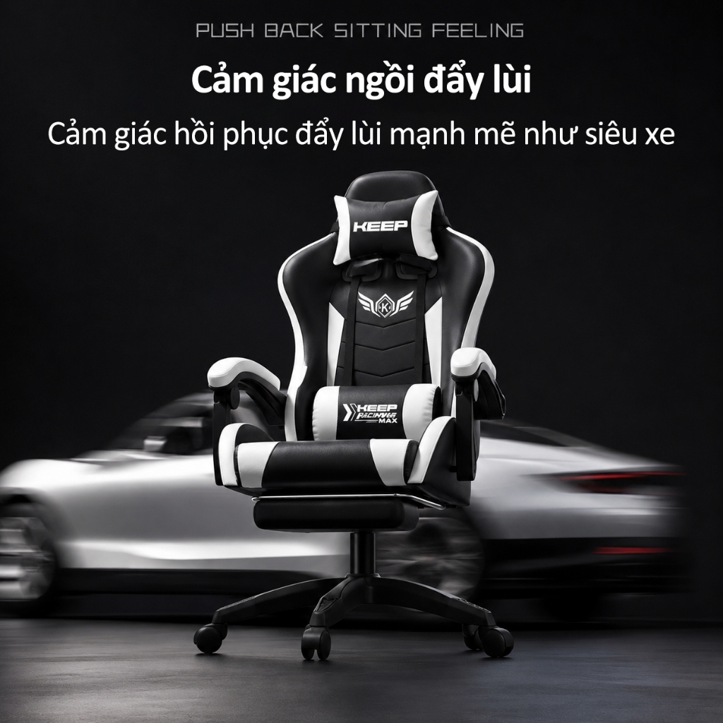 Ghế Gaming,Ghế chơi game đa chức năng,Ghế gaming công thái học bọc nệm mềm Thích hợp làm việc chơi game | BigBuy360 - bigbuy360.vn