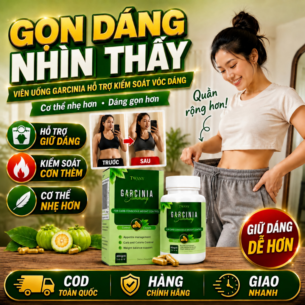 TWANY x SAUSANDO Viên Uống Garcinia Đậu Trắng Hỗ Trợ Quản Lý Carb Kiểm Soát Vóc Dáng