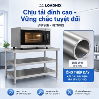 BMZAR Kệ bếp gas 3 tầng 100*40*80CM Kệ nhà bếp cao cấp Khả năng chịu tải 150kg Kệ Để Đồ