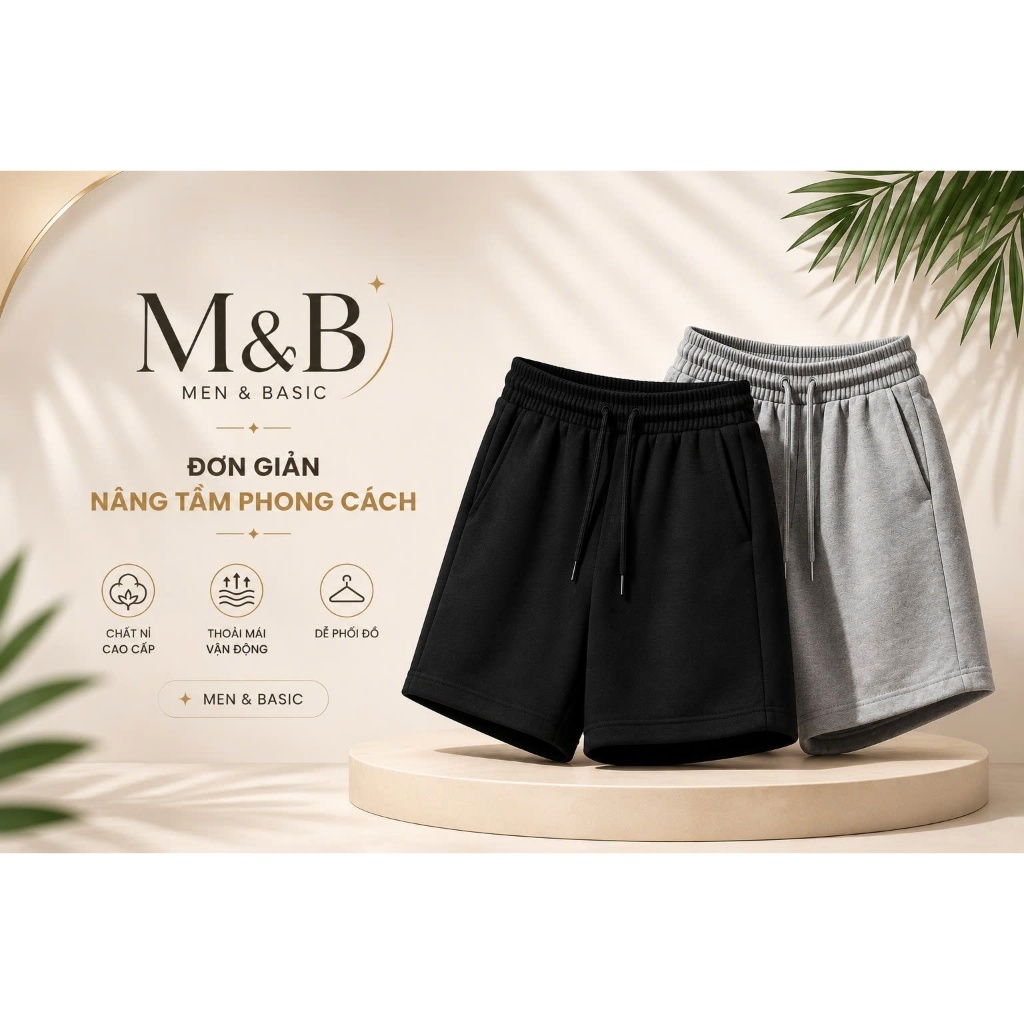 Quần nỉ nam form rộng nỉ chân cua MB dễ mặc dễ phối đồ