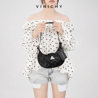(Deal mở bán tặng quà QU3) Túi xách nữ đeo chéo, đeo vai VINICHY size 22cm HA907