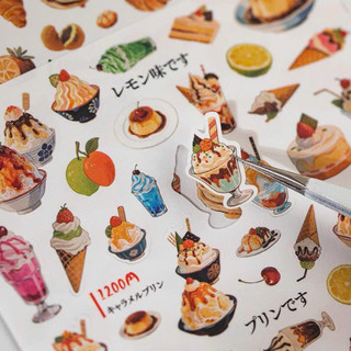 Sổ Nhãn Dán Sticker [20cm] Nhiều chủ đề 3D FOOD, HOTPOT DIY [Tặng 1 Sổ mini+Nhíp] Chơi Là Ghiền