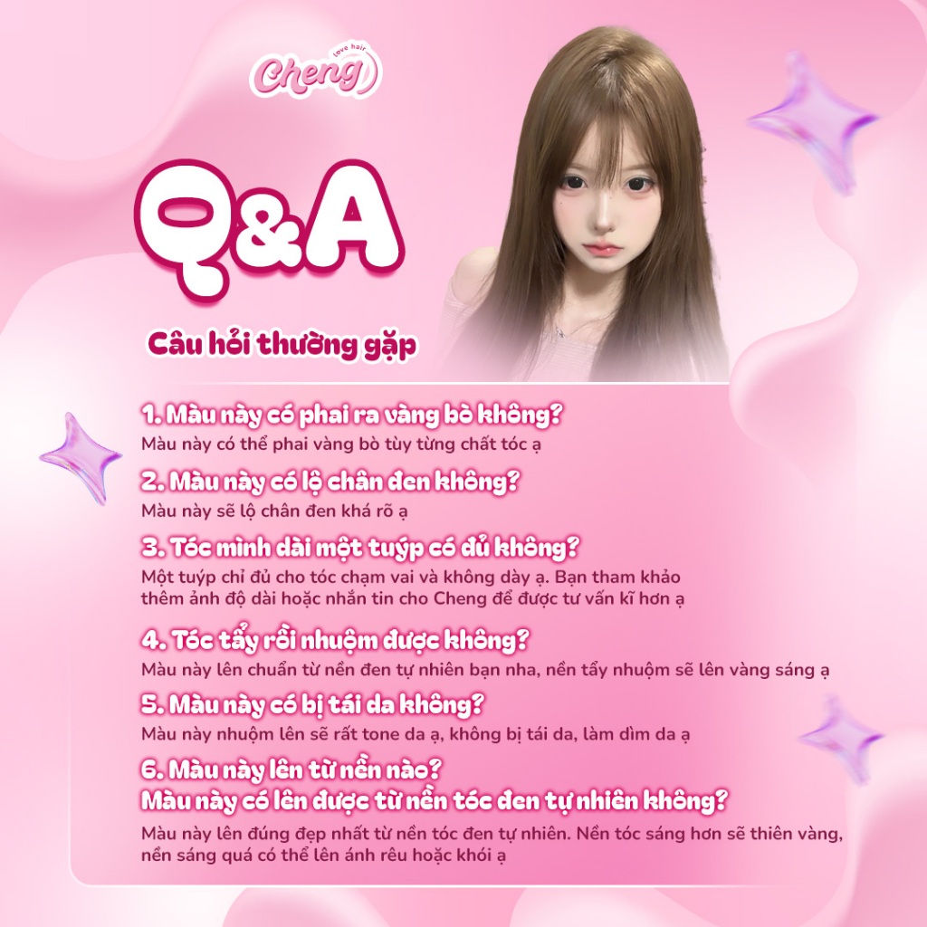 [S.VIP] Thuốc Nhuộm Tóc Màu NÂU LẠNH Không Cần Dùng Thuốc Tẩy Tóc | Chenglovehair, Chenglovehairs