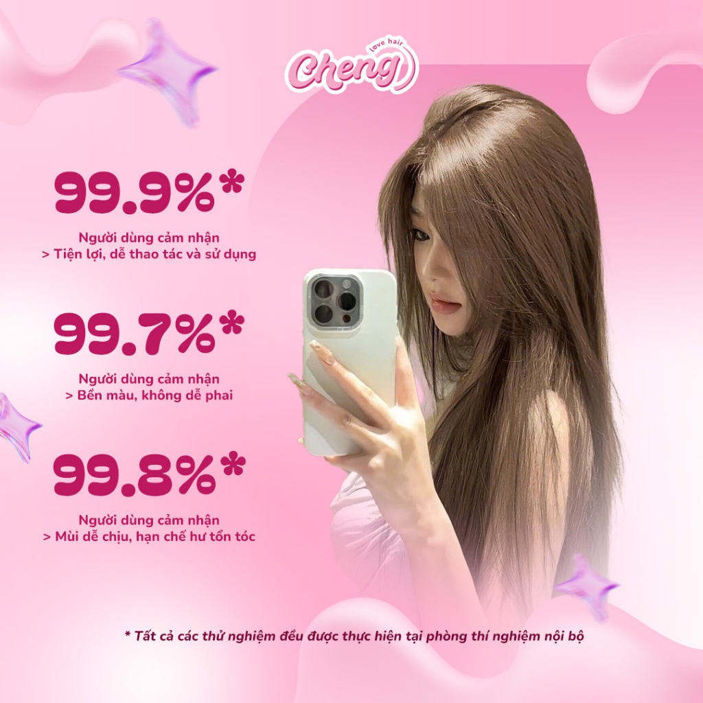 [S.VIP] Thuốc Nhuộm Tóc Màu NÂU LẠNH Không Cần Dùng Thuốc Tẩy Tóc | Chenglovehair, Chenglovehairs