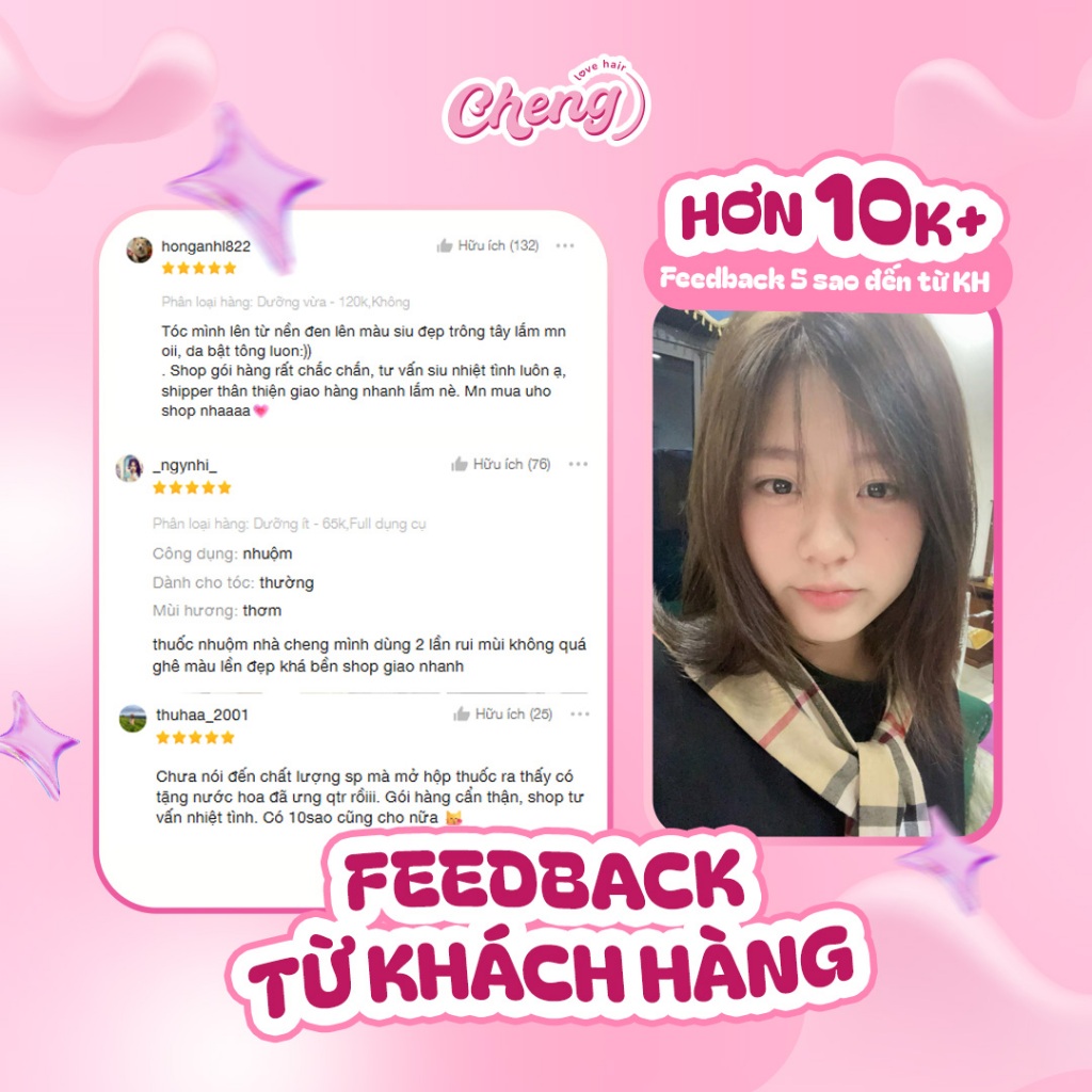 [S.VIP] Thuốc Nhuộm Tóc Màu NÂU LẠNH Không Cần Dùng Thuốc Tẩy Tóc | Chenglovehair, Chenglovehairs